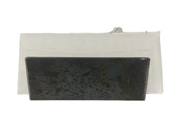 Mail Organizer, Steel Mail Holder, Book Holder, Napkin Holder, Modern Home Decor, File Organizing, Housewarming Gift, Entryway storage