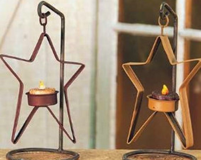 Hanging Star Candle Holders for Tea Lights or Votives Etsy