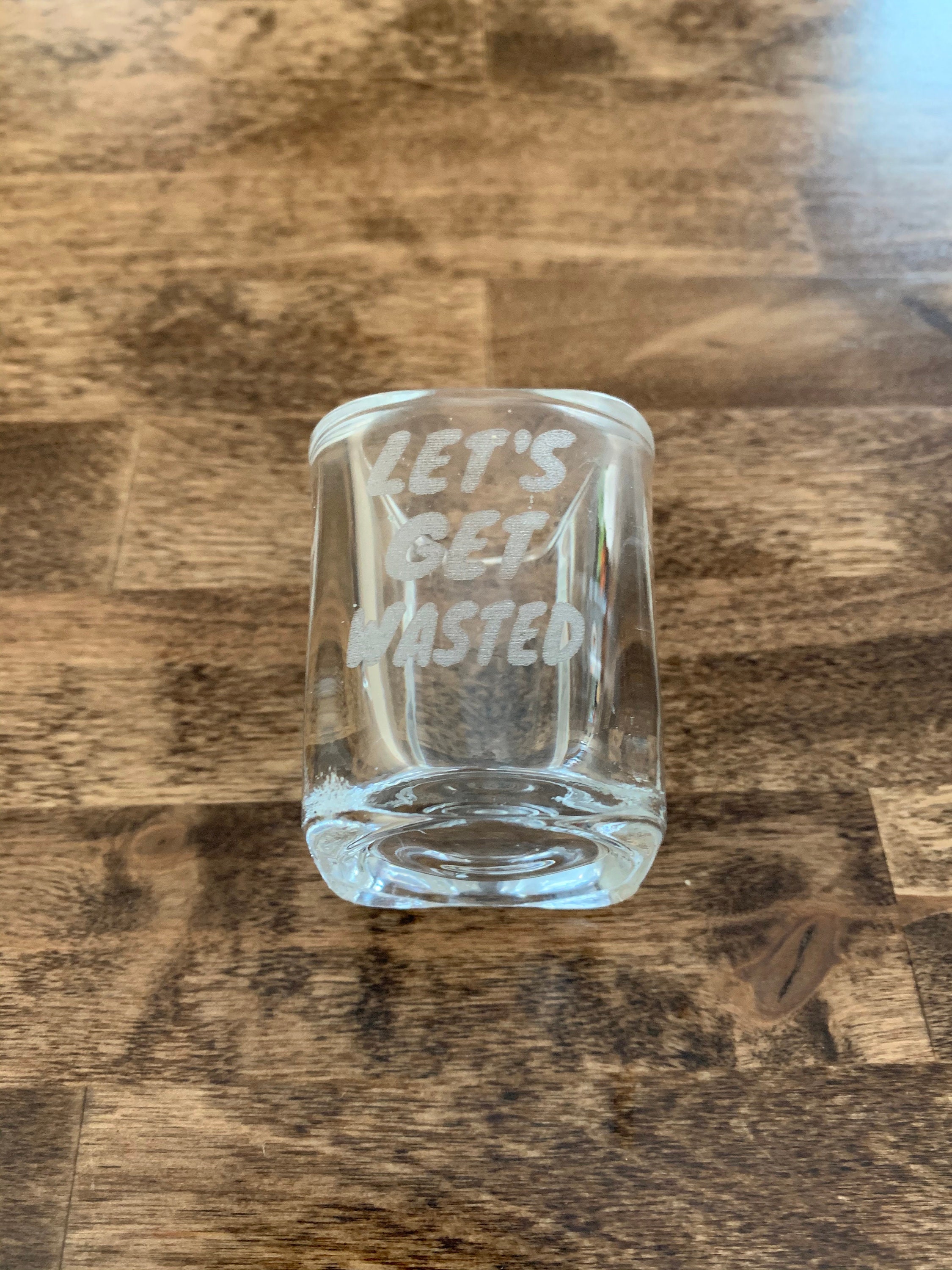Custom Laser Engraved Square Shot Glass Groomsmen Usher Etsy