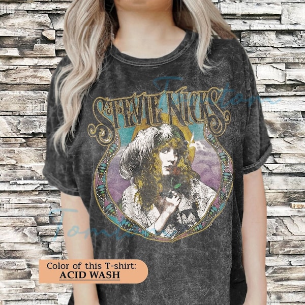 Stevie Nicks Wash Oversized shirt | Vintage Stevie Nicks Oversized Tshirt | Vintage Special Wash Oversized Tshirt Unisex