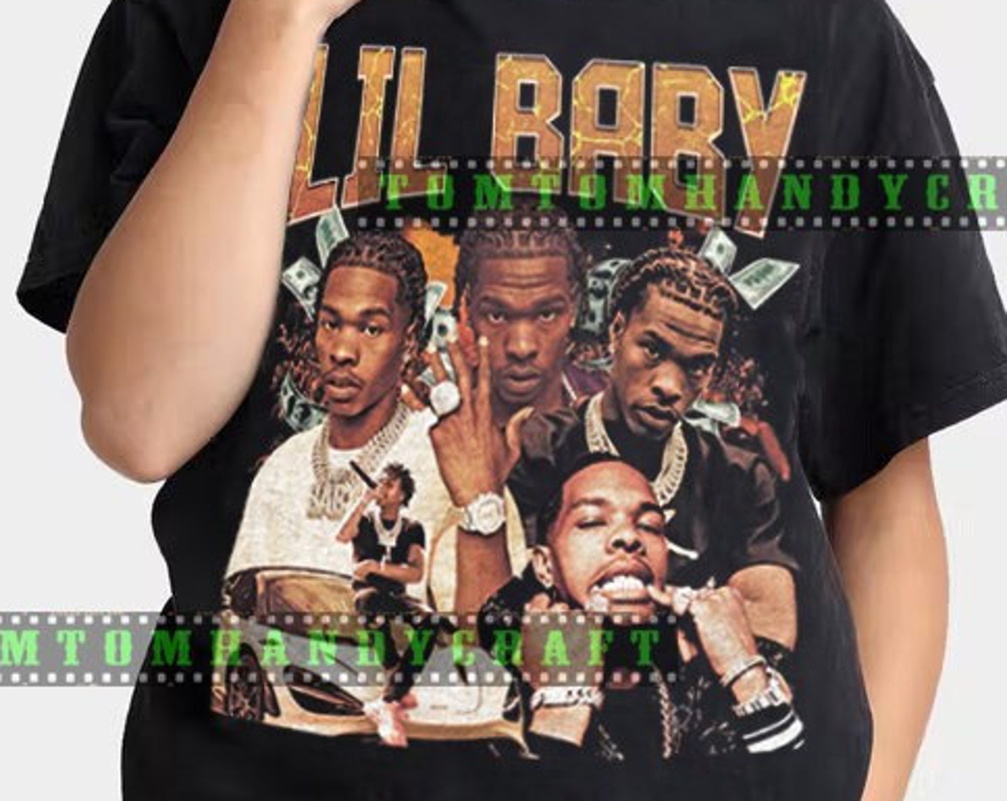 Discover Vintage Lil Baby Shirt, Rapper Lil Baby Grafik Tee