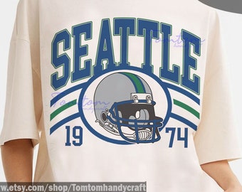 Seattle Football shirt, Vintage Style Seattle tshirt, Football shirt, Seattle Sweatshirt , Football TTM87