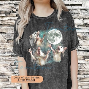3 Possum Wash Unisex Oversize Shirt | 3 Possum Vintage-Shirt | Präsentator Hommage Grafik Unisex T-Shirt | Retro 90er Jahre Fans Tee Geschenk
