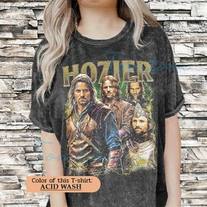 Vintage Hozier Shirt, Hozier Funny Meme Shirt, Hozier Unreal Unearth 2024 shirt, Hozier Aragon Wash Oversized Shirt, Gift For Fans