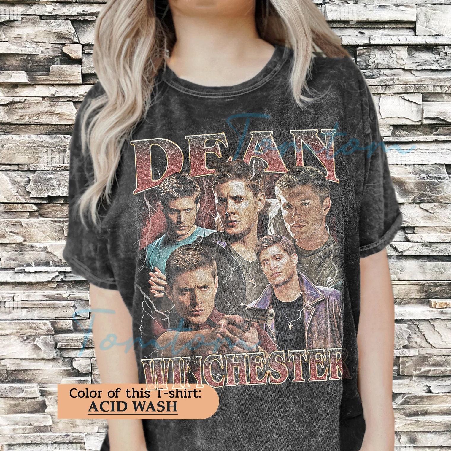 Dean Winchester Wash Shirt Limited Dean Winchester Vintage - Etsy