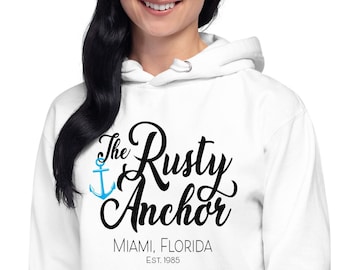 The Rusty Anchor, Golden Girls Funny Trendy Unisex Hoodie - Gray or White