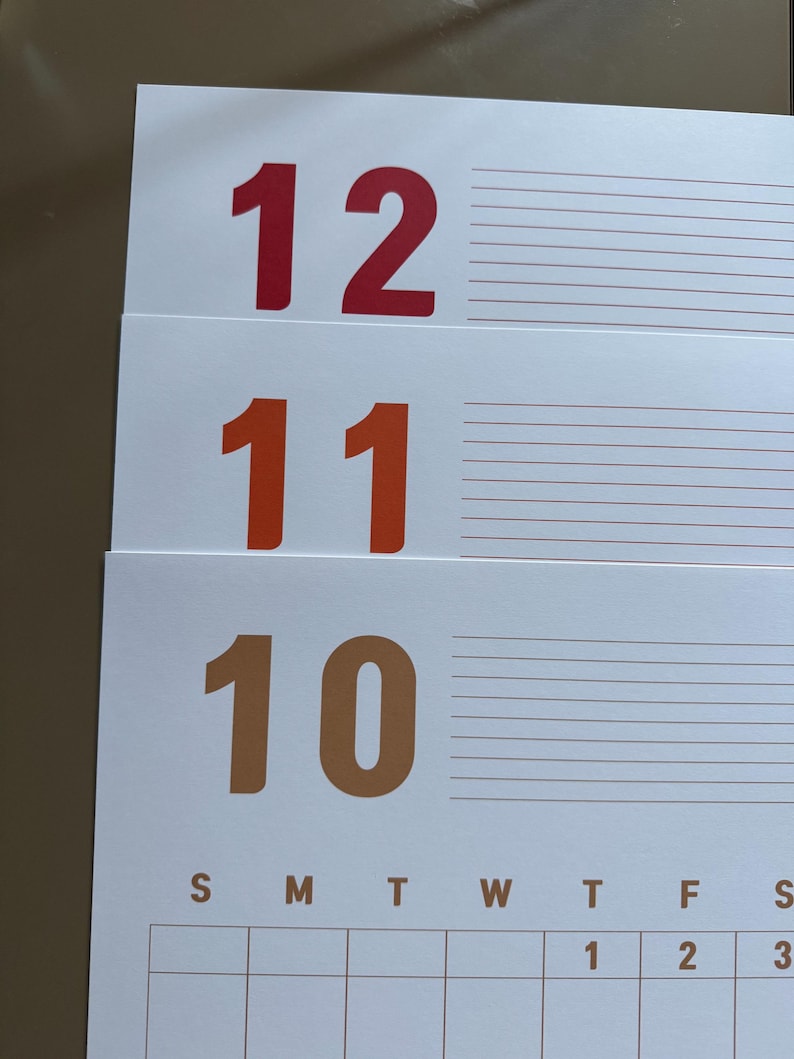 11x17 Giant Colourful 2027 Monthly Planner: 80lb Paper image 5