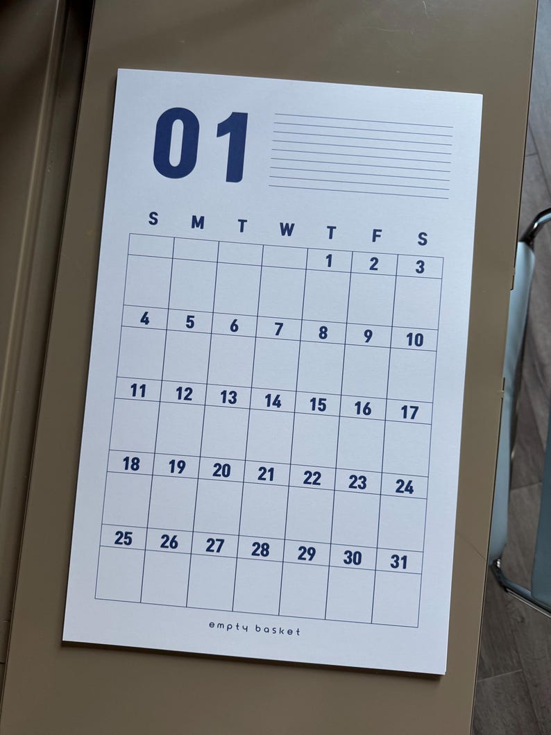 11x17 Giant Colourful 2027 Monthly Planner: 80lb Paper image 8