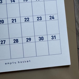 11x17 Giant Colourful 2027 Monthly Planner: 80lb Paper image 7