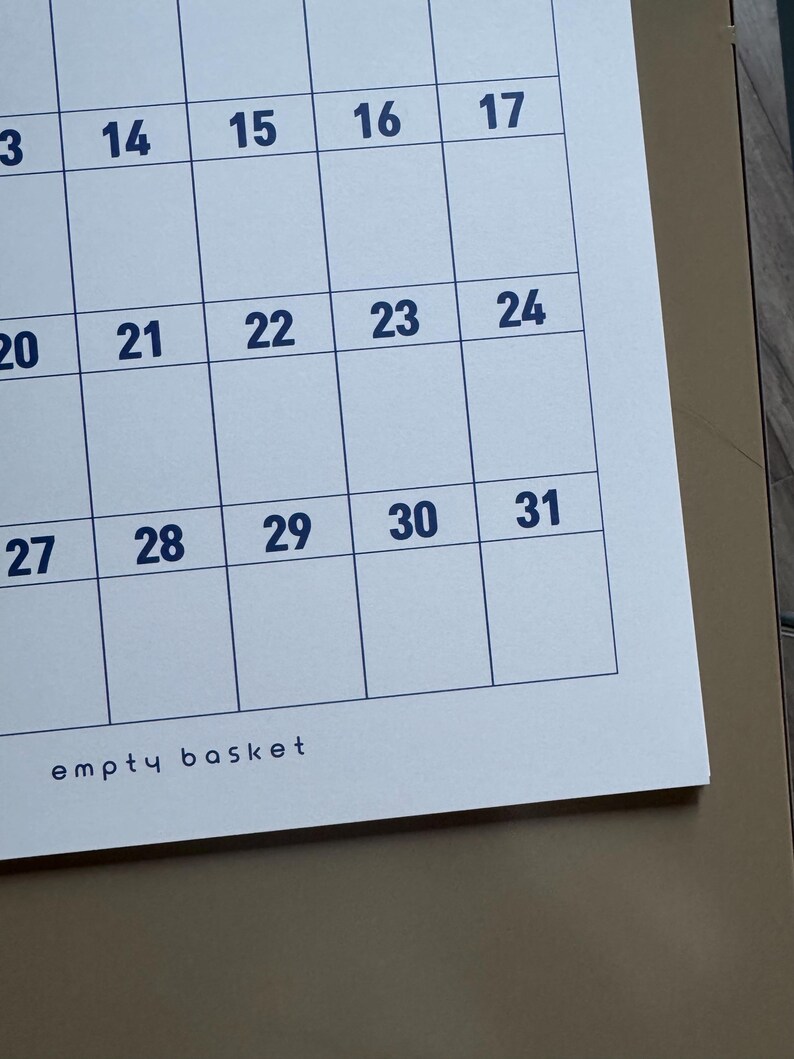 11x17 Giant Colourful 2027 Monthly Planner: 80lb Paper image 7