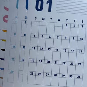 11x17 Giant Colourful 2027 Monthly Planner: 80lb Paper image 9