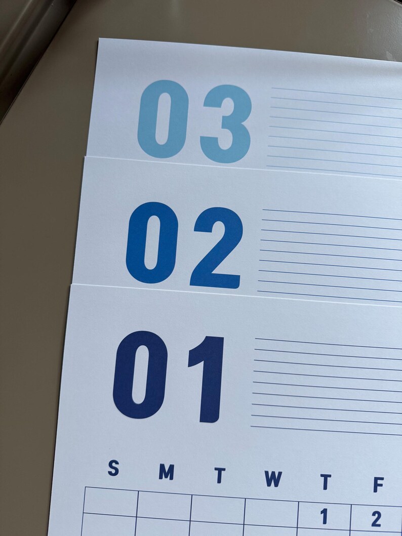 11x17 Giant Colourful 2027 Monthly Planner: 80lb Paper image 2