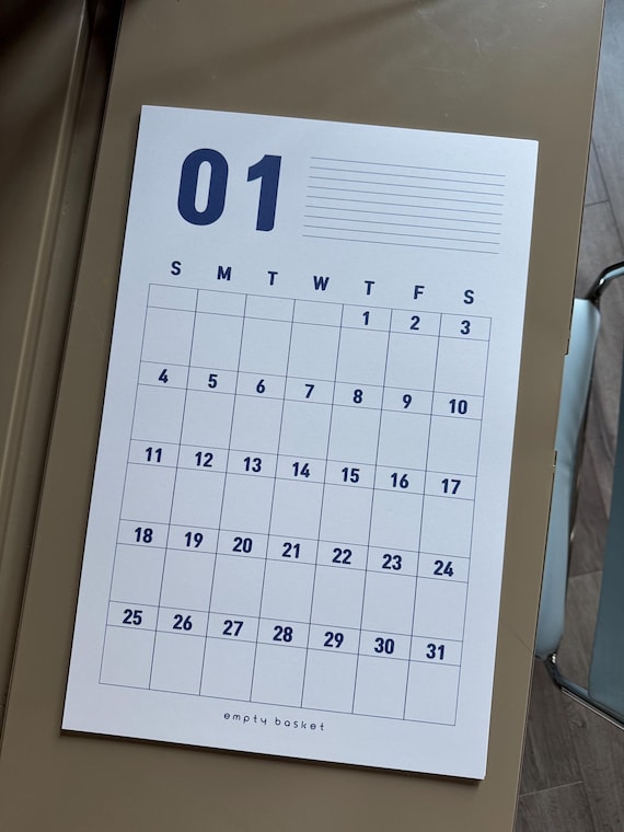 11x17 Giant Colourful 2027 Monthly Planner: 80lb Paper