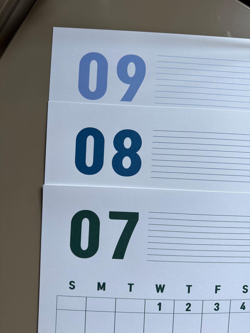 11x17 Giant Colourful 2027 Monthly Planner: 80lb Paper image 4