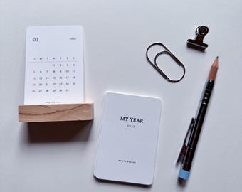 2027 Handmade Mini Calendar: Simple Desk or Wall Decor
