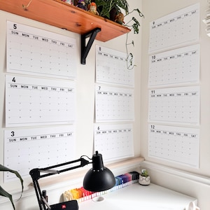2025 Giant Monthly Wall Calendar , 2025 Large Monthly Wall Planner 2025 ...