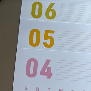 11x17 Giant Colourful 2027 Monthly Planner: 80lb Paper image 3