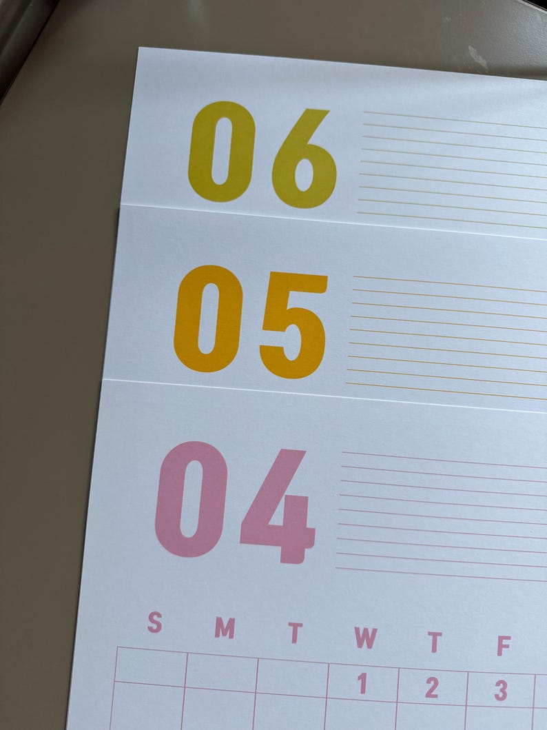 11x17 Giant Colourful 2027 Monthly Planner: 80lb Paper image 3
