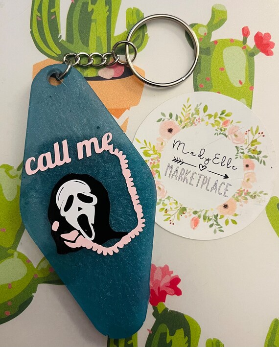 Ghostface Keychain Etsy