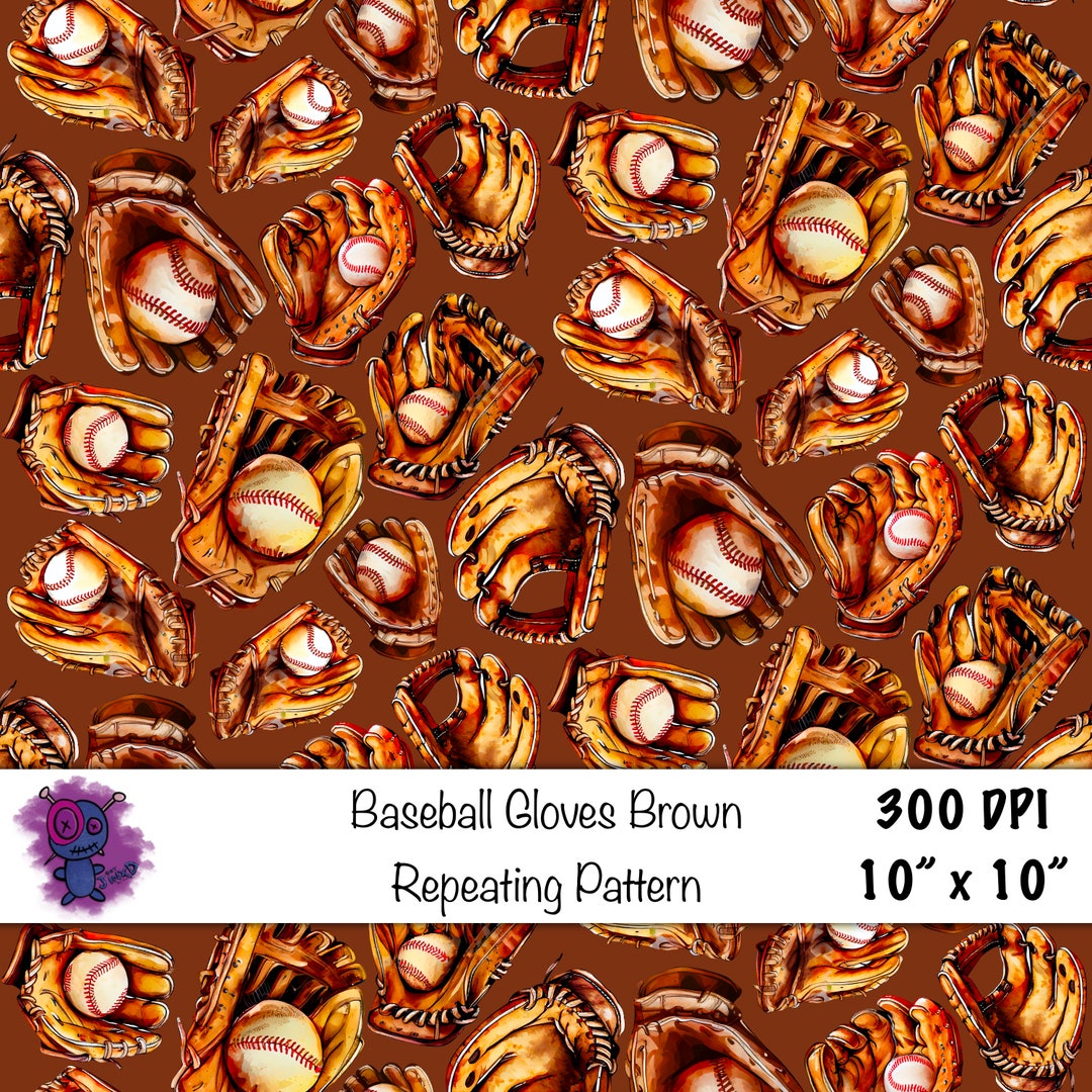 Baseball Pattern Fill Seamless Digital Pattern Png Paper Baseball Gloves Baseball Season ...