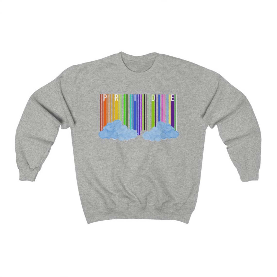 Sweat-shirt Pride Barcode Sweat-shirt Unisex Heavy Blend | Etsy