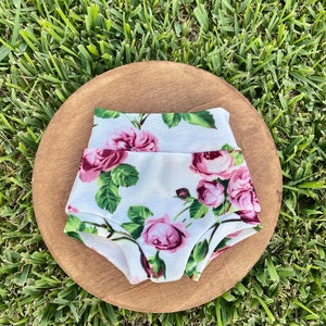 floral bummies and bow set | FREE SHIPPING
