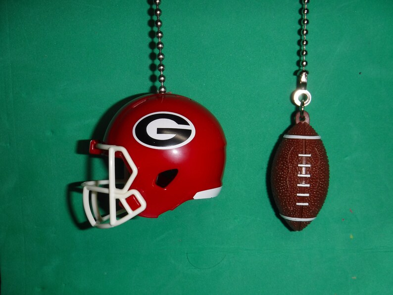 Bulldogs Helmet and Football Ceiling Fan Pull Chains Etsy