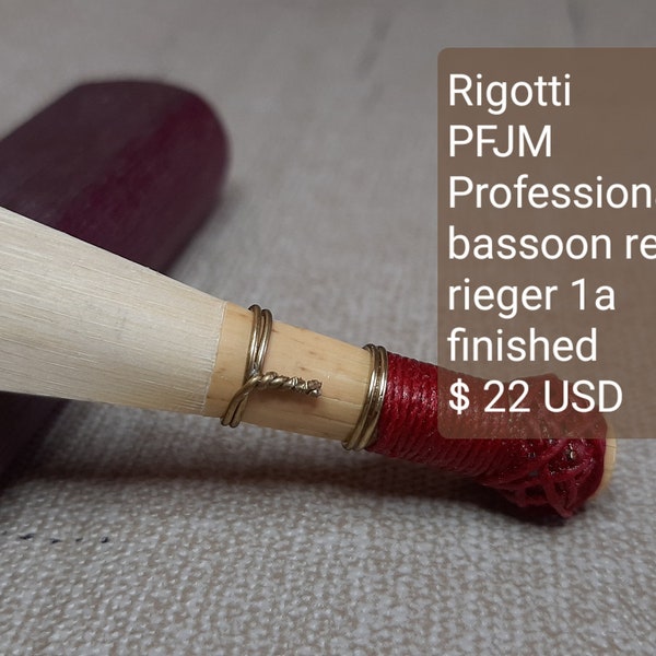 Hand made Bassoon Reed