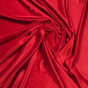 Stretch Velvet Fabric by the yard