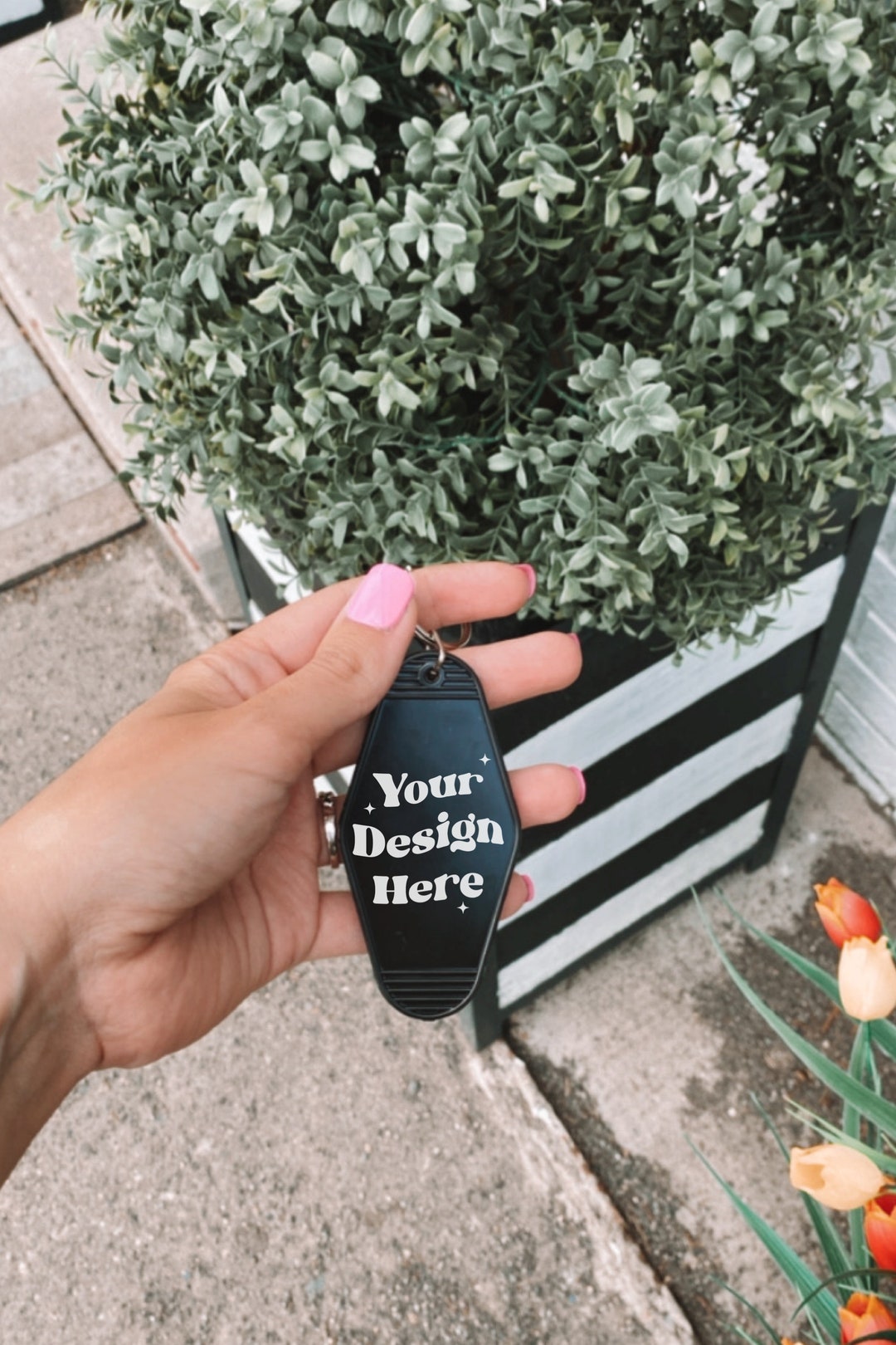 Black Hotel Keychain Mockup Hotel Keychain Mockup Trendy - Etsy