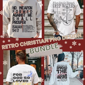 Pacchetto di design per magliette a sublimazione cristiana per design di magliette cristiane retrò Fede png Scarica png cristiano per abbigliamento estetico cristiano