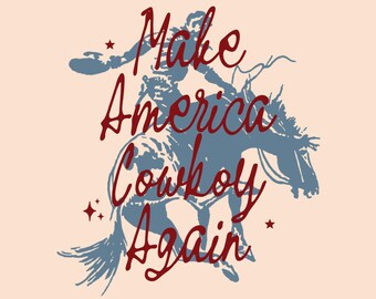 Maglietta con grafica retrò da rodeo, stile western da cowboy, stampa a sublimazione (download digitale)