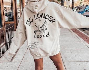 Christian "No Longer Bound" Dove SVG (Digital Download) John 8:36 Faith Design