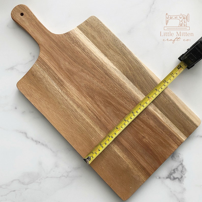 Large Acacia Cutting Board Acacia Board W/ Handle Acacia Etsy