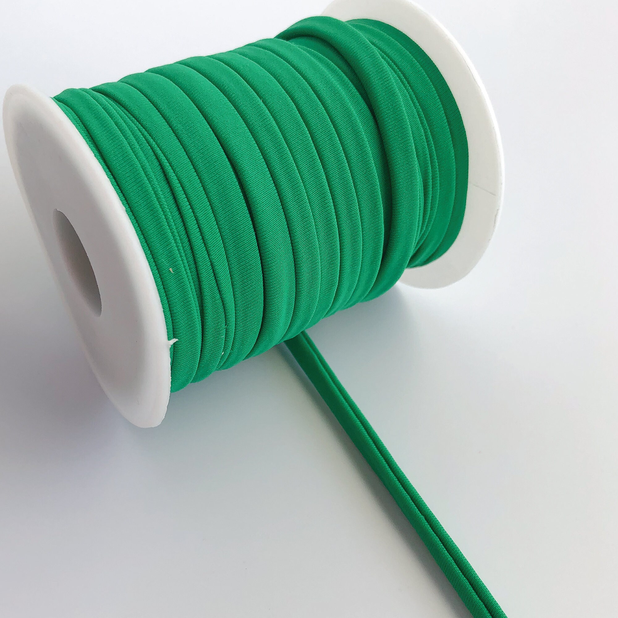 Green Nylon Lycra Elastic Cord 5mm Headband Spandex Nylon Etsy