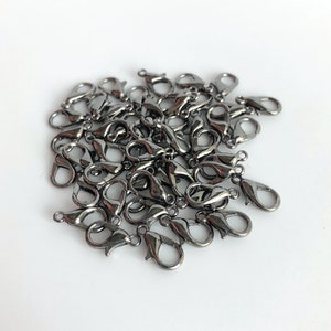 Lobster Clasps - Gunmetal | Pack of 25 or 50
