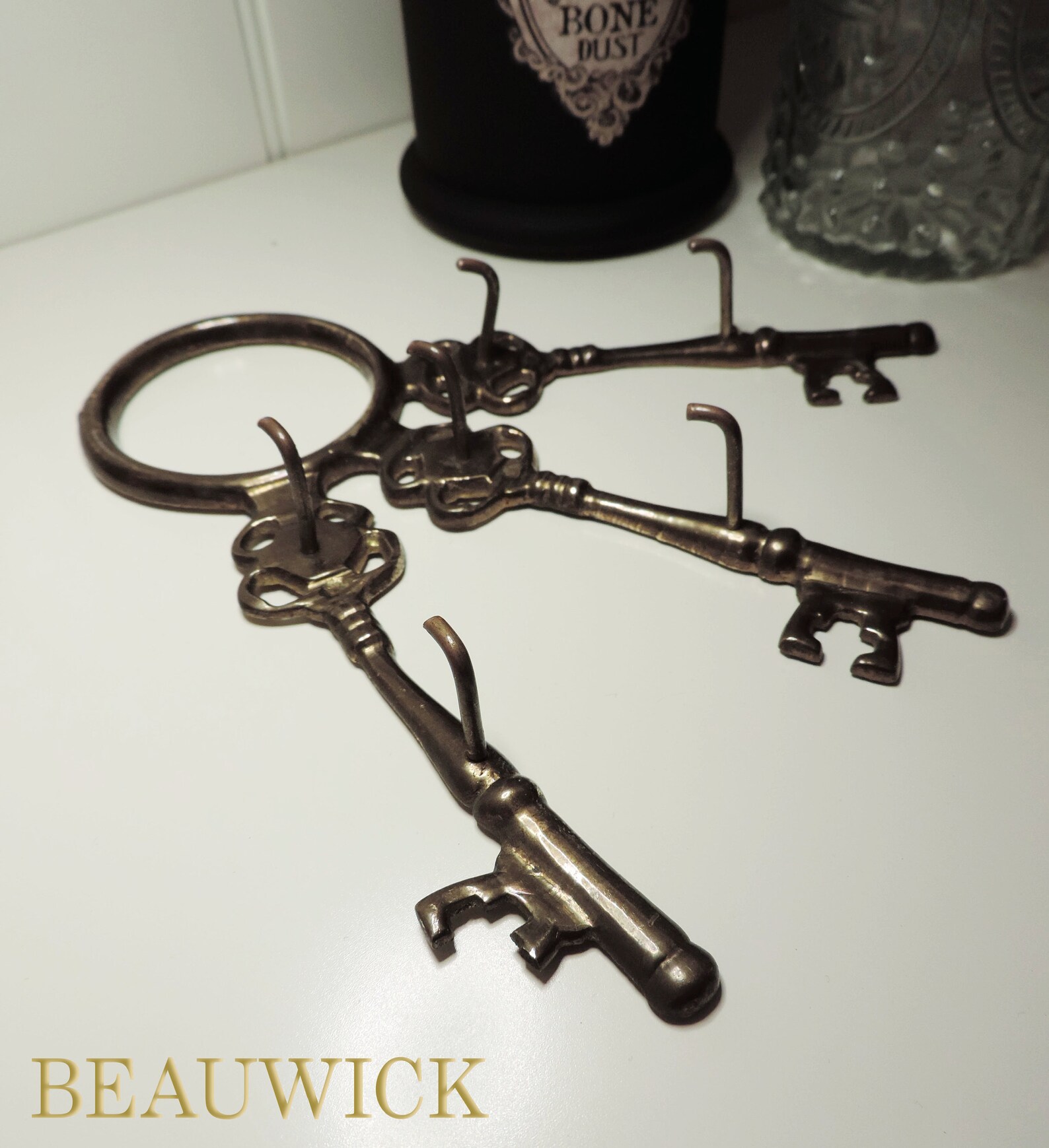 Vintage Brass Key Holder Etsy