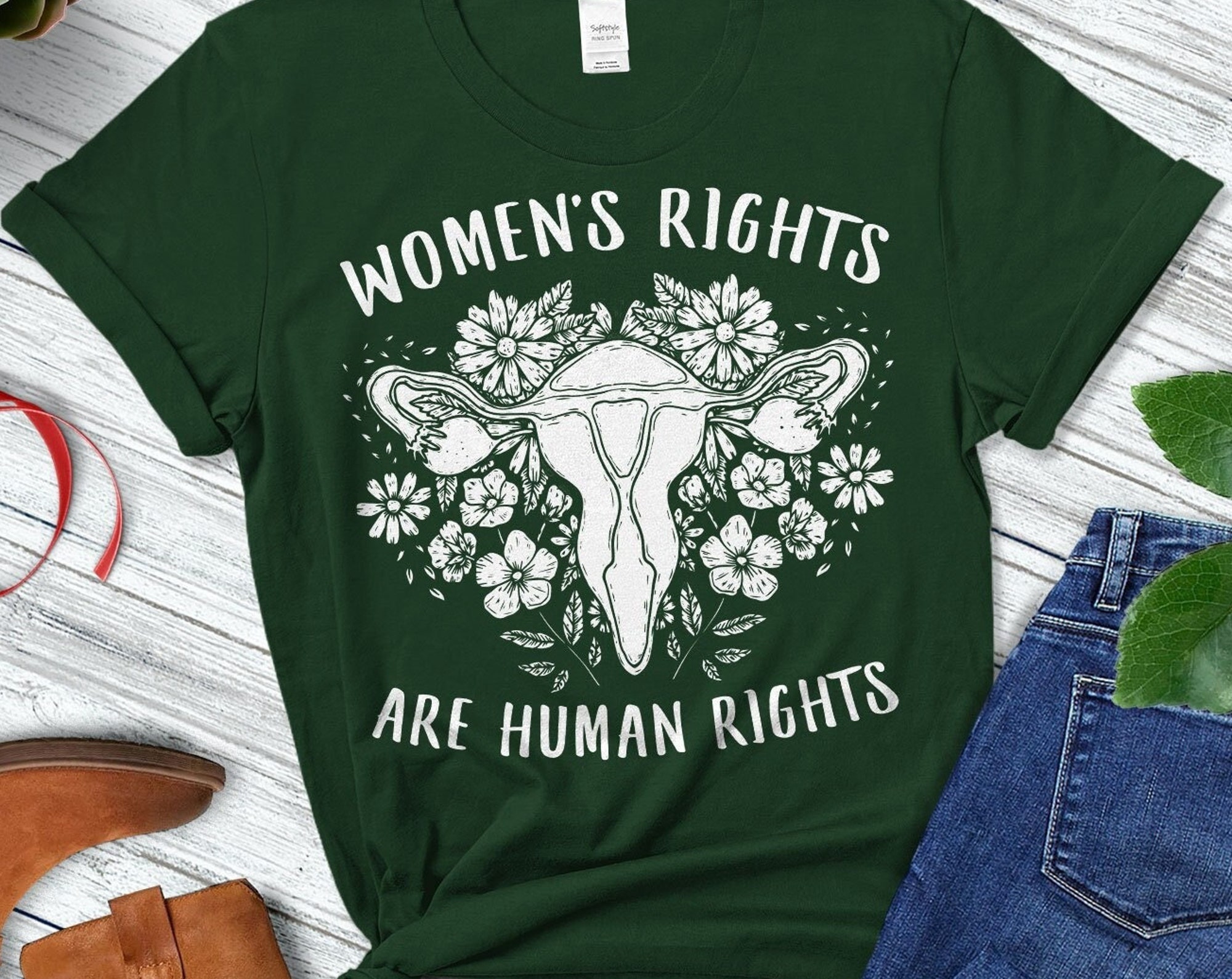 Women's Rights Are Human Rights Shirt Retro T-Shirt