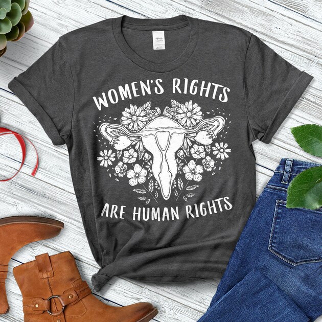 Women's Rights Are Human Rights Shirt Retro T-Shirt