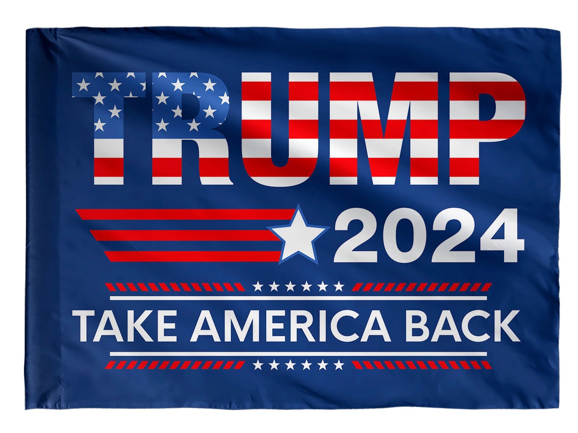 Trump 2024 Take America Back House Flag US Election Day Etsy