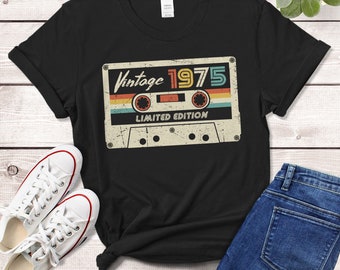 45th Birthday Shirt For Men - Classic Retro 1980 Design, Customizable Year & Color - View #10
