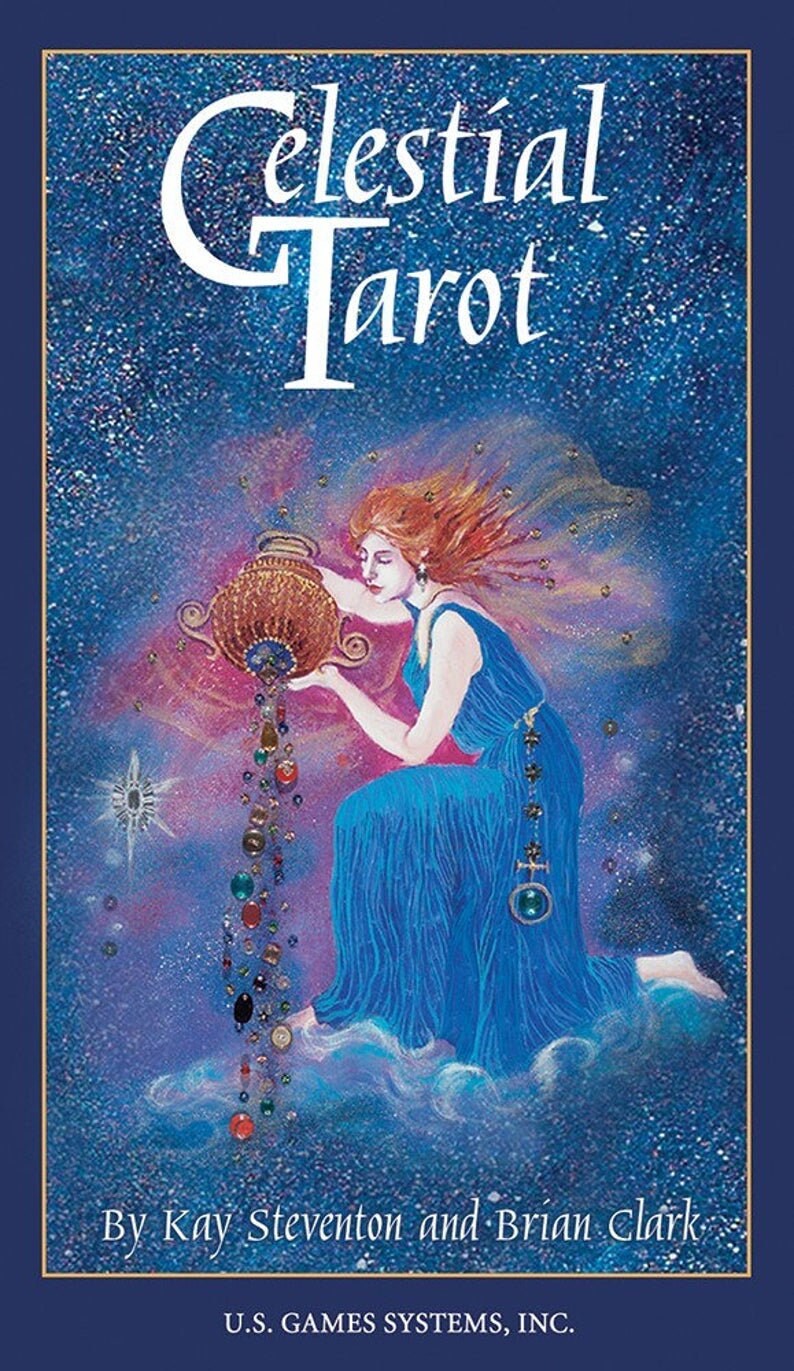 CELESTIAL Tarot DECK Cards & Instruction Booklet Kay Etsy