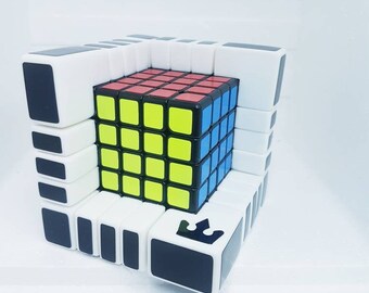Pseudo pocket bump mirror puzzle cube 5x5