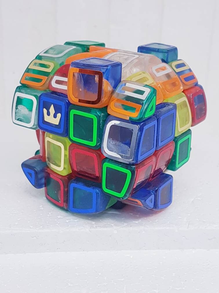 Barrel Cube 4x4 Translucent Edition. and Metallic Stickers. - Etsy