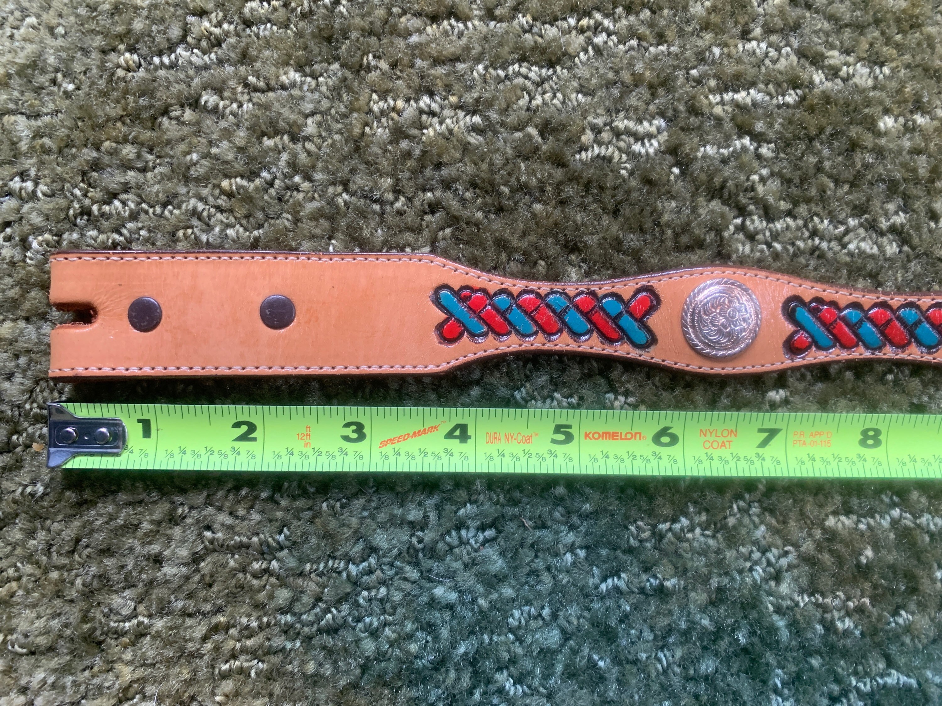 Nocona Leather Belt Made in Texas Waist Size 32 Etsy