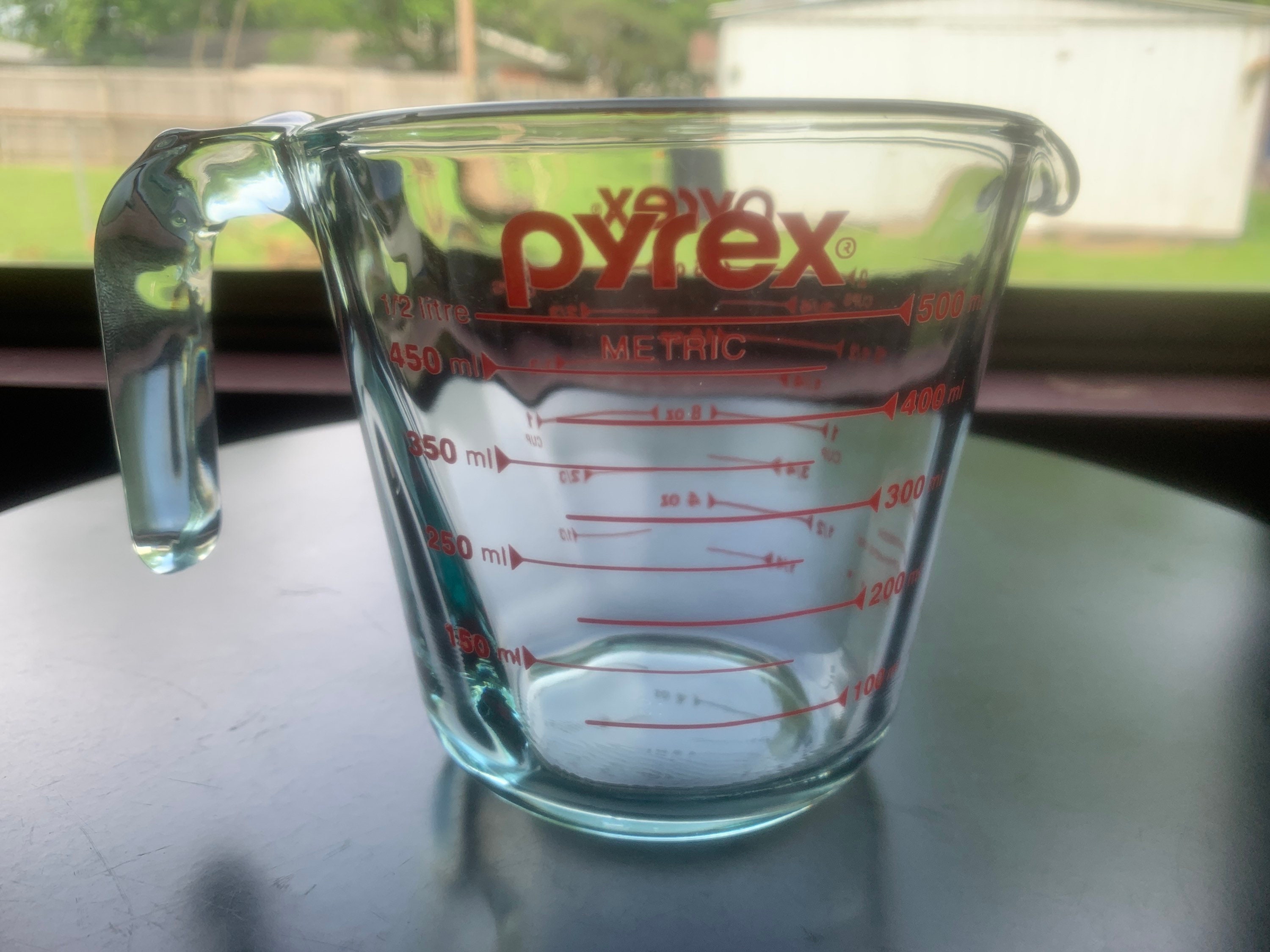 Pyrex 2 Cups 1 2 Liter Glass Measuring Cup Made In USA Etsy