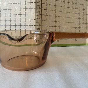 Vintage Corning Ware Vision 0,7 liters glaskanna tillverkad i USA eller Frankrike