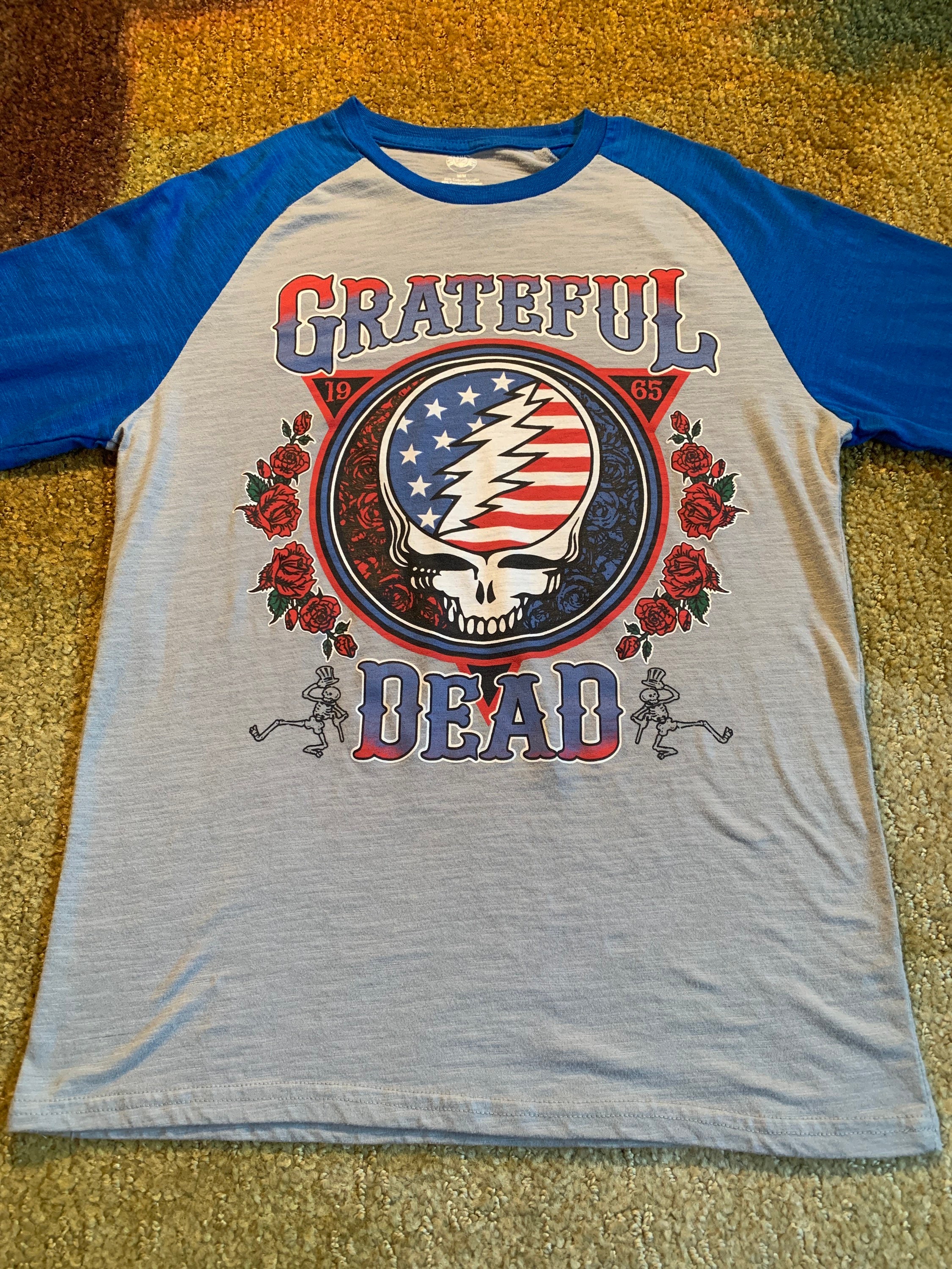 Unisex Adult Medium Long Sleeve Grateful Dead TShirt Etsy