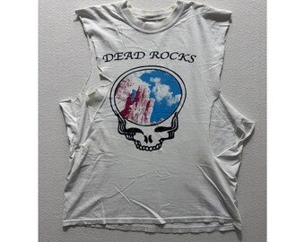 Vintage The Dead at Red Rocks Colorado 2003 Cut Medium Shirt Grateful Dead