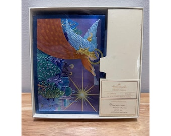 9 Vintage Hallmark Crown Weihnachtskarten mit folierten Umschlägen